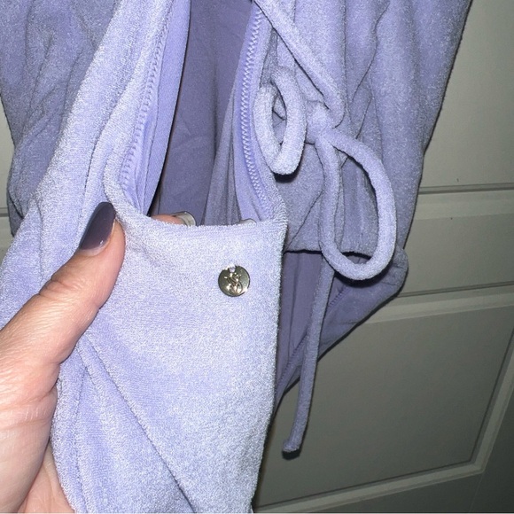 Victoria’s Secret new Terry swimsuit xl lavender purple swim one piece - Picture 5 of 8